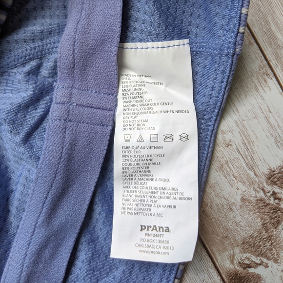 prAna Quartzite Crop Top Longline Sports Bra, XS NWT - Picture 8 of 8
